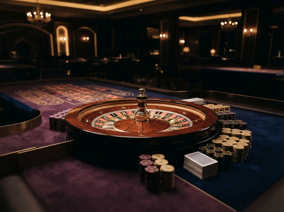 Live roulette table at Royale 1